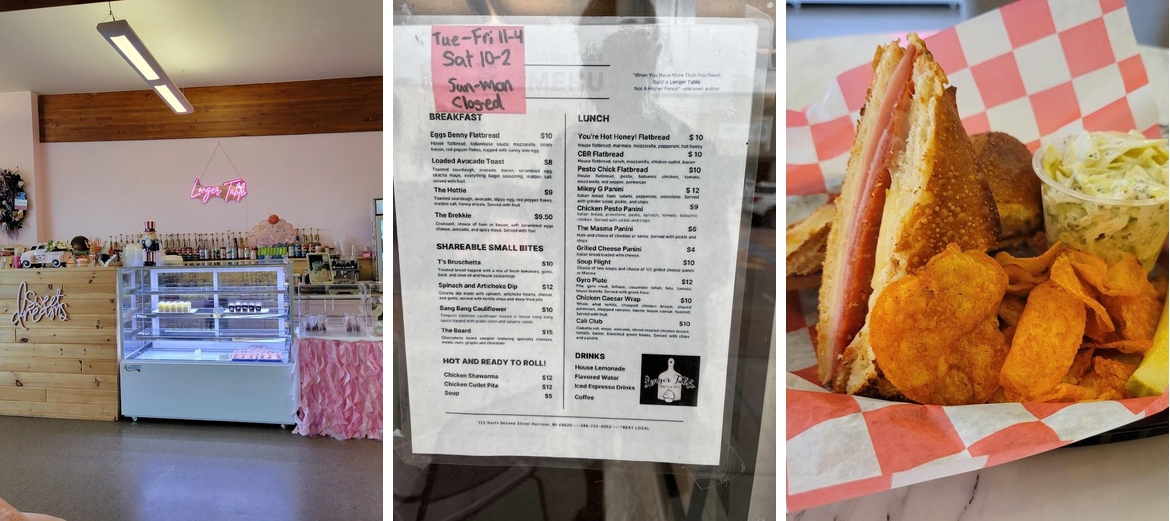 Longer Table Menu